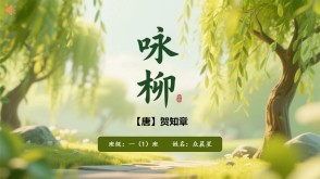 2-000085   古诗《咏柳》