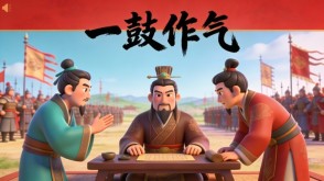 A-0056   《一鼓作气》成语故事PPT模板