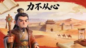 成语故事A-0066   《力不从心》成语故事PPT模板