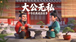 成语故事A-0071   《大公无私》成语故事PPT模板