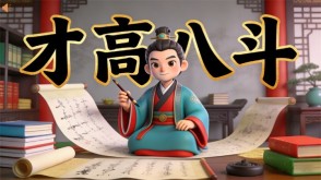 A-0073   《才高八斗》成语故事PPT模板