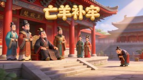 A-0076   《亡羊补牢》成语故事PPT模板