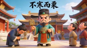 A-0082   《不寒而栗》成语故事PPT模板