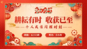 12-0058  耕耘有时   收获已至  自我介绍