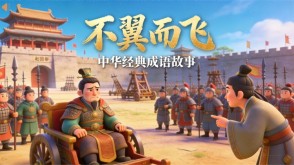 A-0086   《不翼而飞》成语故事PPT模板