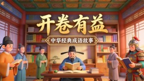 A-0091   《开卷有益》成语故事PPT模板