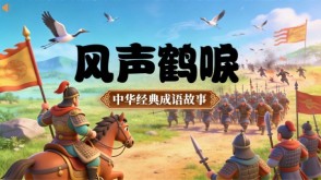 A-0099   《风声鹤唳》成语故事PPT模板