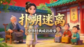 A-0112   《扑朔迷离》成语故事PPT模板