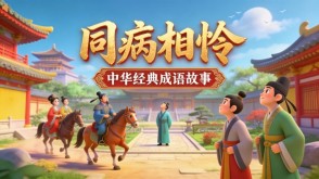 A-0129   《同病相怜》成语故事PPT模板