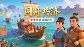 A-0130   《同舟共济》成语故事PPT模板