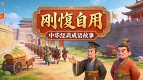 A-0131   《刚愎自用》成语故事PPT模板