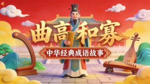 A-0132   《曲高和寡》成语故事PPT模板