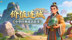 A-0134   《价值连城》成语故事PPT模板