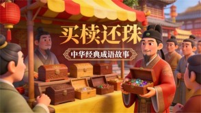 A-0142   《买椟还珠》成语故事PPT模板