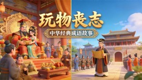 A-0163   《玩物丧志》成语故事PPT模板