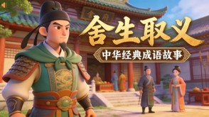 A-0169   《舍生取义》成语故事PPT模板