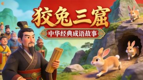 A-0172   《狡兔三窟》成语故事PPT模板