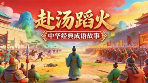 A-0174   《赴汤蹈火》成语故事PPT模板