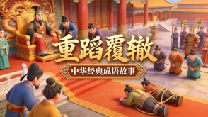 A-0175   《重蹈覆辙》成语故事PPT模板