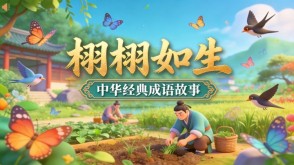 A-0180   《栩栩如生》成语故事PPT模板