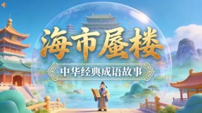 A-0185   《海市蜃楼》成语故事PPT模板
