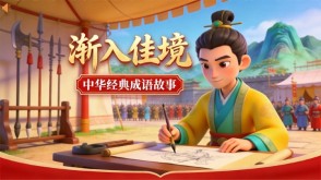 A-0192   《渐入佳境》成语故事PPT模板