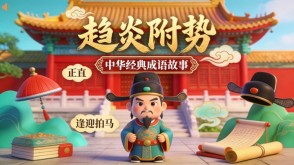 A-0197   《趋炎附势》成语故事PPT模板