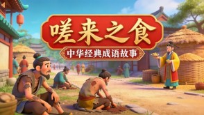 A-0200   《嗟来之食》成语故事PPT模板