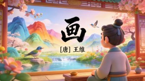 7-00020  《画》古诗词PPT模板