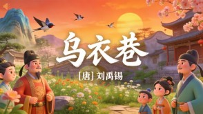 7-00045  《乌衣巷》古诗词PPT模板