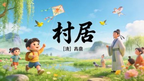 7-00149  《村居》古诗词PPT模板