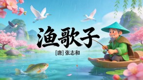 7-00150  《渔歌子》古诗词PPT模板