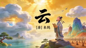 7-00209  《云》古诗词PPT模板