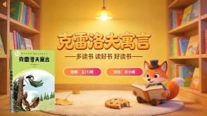 L-232  《克雷洛夫寓言》读书分享PPT模板