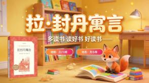 L-0233  《拉&middot;封丹寓言》读书分享PPT模板