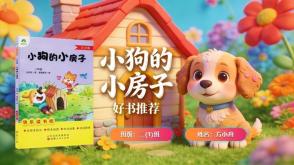读书分享L-0184  《小狗的小房子》读书分享PPT模板