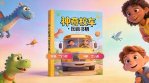 读书分享L-0198  《神奇校车&middot;图画书版》读书分享PPT模板