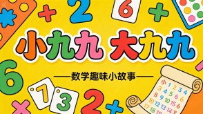 2-00051  &ldquo;小九九&rdquo; 与 &ldquo;大九九&rdquo;数学故事PPT模板