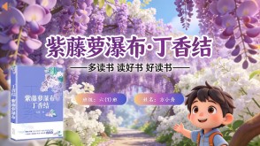 L-0026  《紫藤萝瀑布&middot;丁香结》读书分享PPT模板