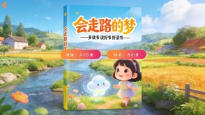 L-0028  《会走路的梦》读书分享PPT模板