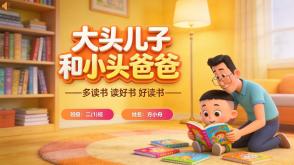 L-0254  《大头儿子和小头爸爸》读书分享PPT模板