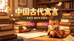 L-0255  《中国古代寓言》读书分享PPT模板