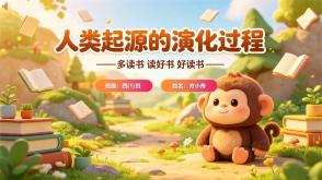 读书分享L-0260  《人类起源的演化过程》读书分享PPT模板